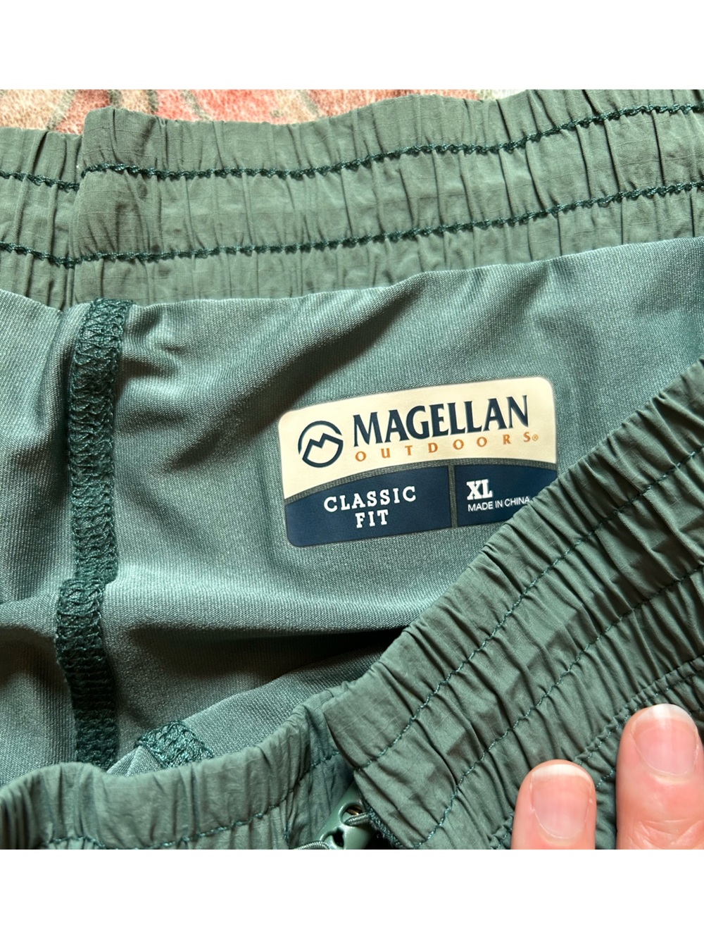 Magellan Classic Fit Forest Green Skirt with Shorts Underneath - Picture 3 of 6